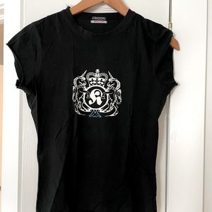Kappa black t-shirt, medium